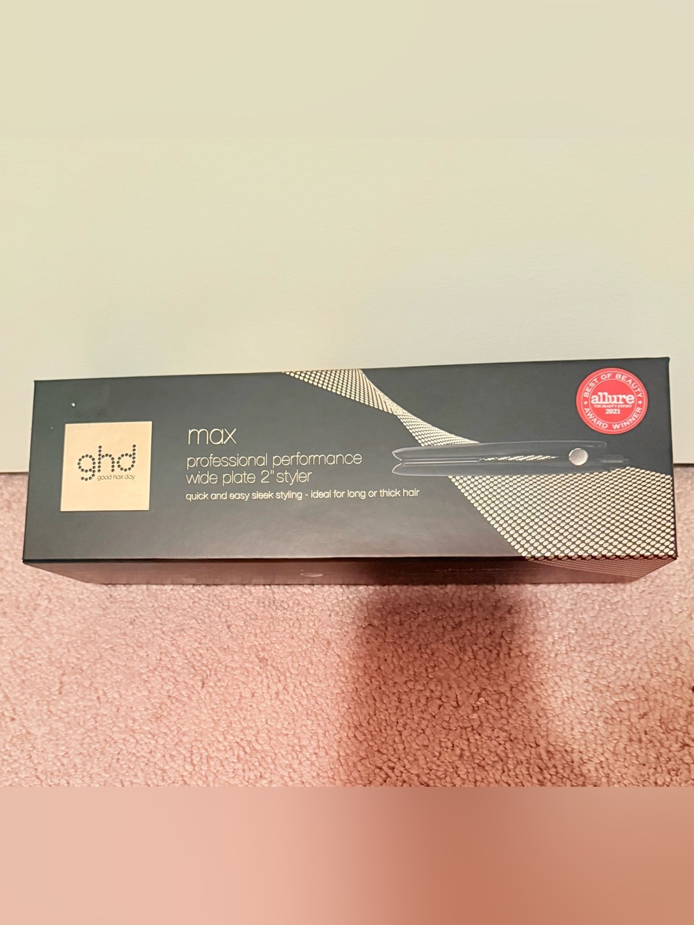 GHD Max Professional Performance Wide Plate Styler, featuring 2in.